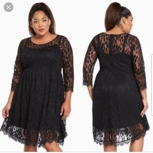 New with tags torrid lace dress black size 10